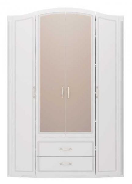 Four-door wardrobe with mirror №2